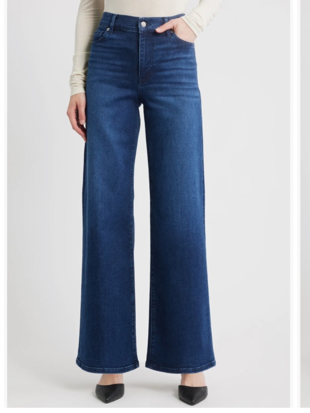 FRAME Le Slim Palazzo Jeans Trick Wide Leg High Waist Size 29 NWT $288